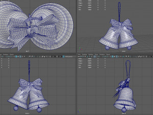 christmas bells 3D 模型