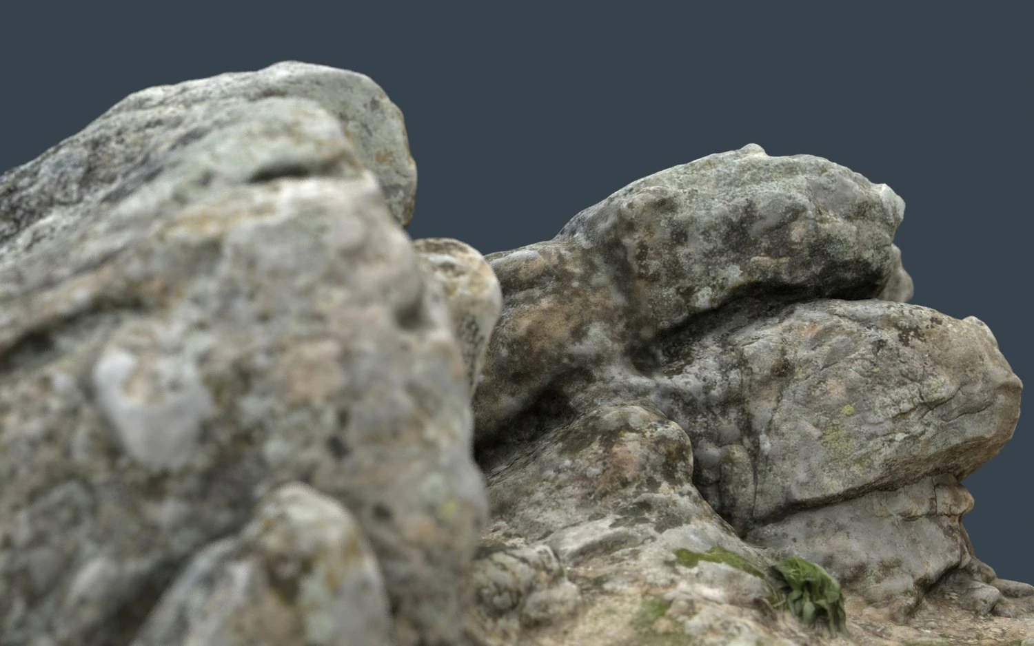 rock 33 3D Model .c4d .max .obj .3ds .fbx .stl .blend 