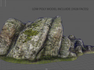 roccia 34 Modello 3D