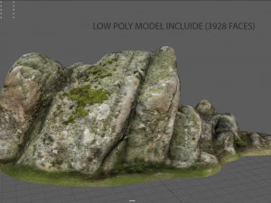roccia 34 Modello 3D