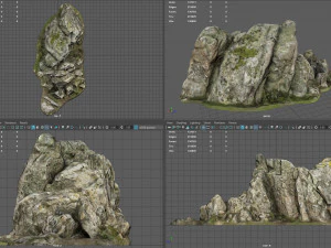 roccia 34 Modello 3D
