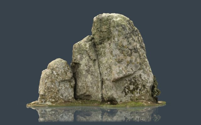 rock 35 3D Model .c4d .max .obj .3ds .fbx .stl .blend 