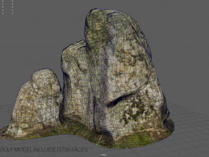 roccia 35 Modello 3D