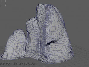 roccia 35 Modello 3D