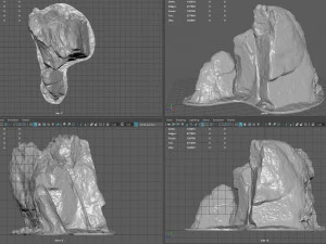 roccia 35 Modello 3D