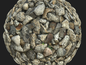 railway stones pbr material CG Textures