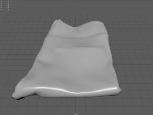 folded jeans 1 3D Model