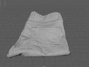 folded jeans 1 3D Model