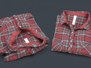 folded shirt Modèle 3D