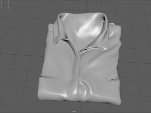 folded shirt Modelo 3D
