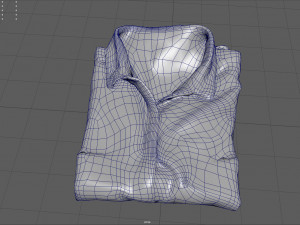 folded shirt Modelo 3D