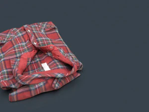 camisa dobrada Modelo 3D