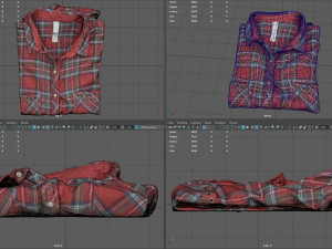 folded shirt Modelo 3D