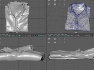 folded shirt Modelo 3D