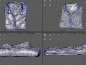 folded shirt Modelo 3D