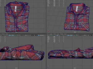 folded shirt Modelo 3D