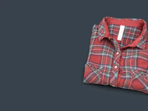 camisa dobrada Modelo 3D