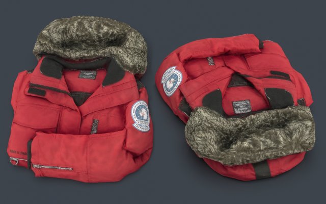 antarctic jacket Model 3D .c4d .max .obj .3ds .fbx .stl .blend 