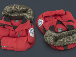 antarctic jacket 3D Model