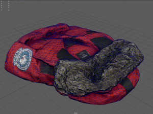 antarctic jacket Model 3D