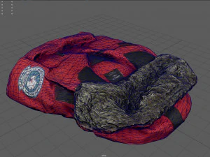 antarctic jacket 3D Model