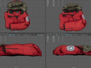 antarctic jacket Model 3D