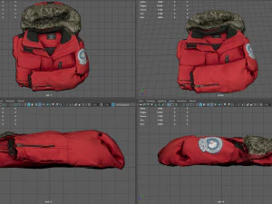 antarctic jacket 3D Model