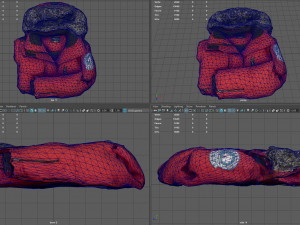 antarctic jacket Model 3D