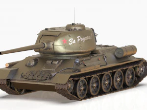 soviet tank t-34-85 Model 3D
