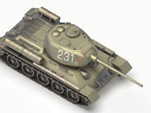 soviet tank t-34-85 3Dモデル