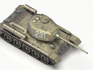 soviet tank t-34-85 3D Model