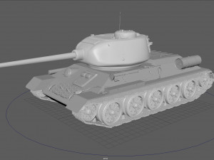 soviet tank t-34-85 3Dモデル