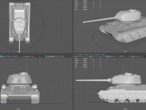 soviet tank t-34-85 3Dモデル