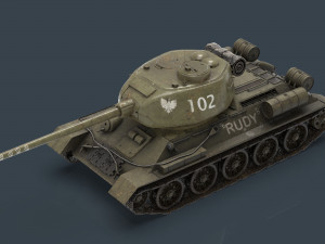 t-34-85 rudy 3D Model