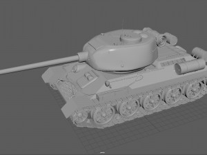 t-34-85 rudy Modello 3D
