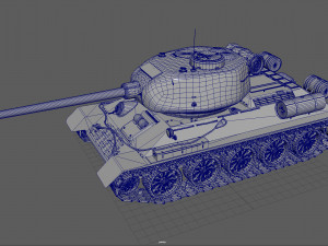t-34-85 rudy Modello 3D