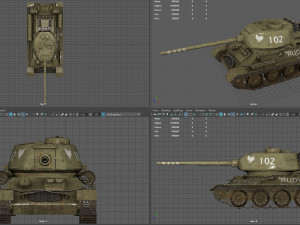 t-34-85 rudy Modello 3D