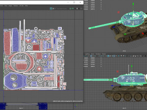 t-34-85 rudy Modello 3D
