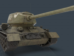 t-34-85 rudy Modello 3D