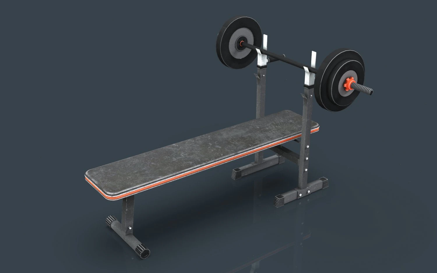 weight bench 3D Model .c4d .max .obj .3ds .fbx .stl .blend