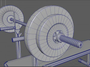 weight bench 3D Model