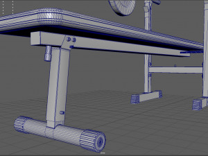 weight bench Model 3D