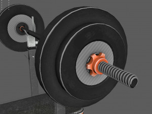 weight bench Model 3D
