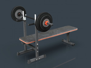 weight bench Model 3D