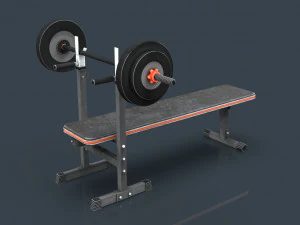 weight bench 3D Model