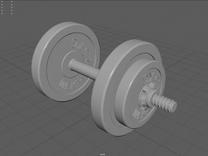 dumbbell Modello 3D