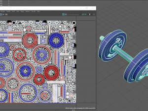 dumbbell Modello 3D