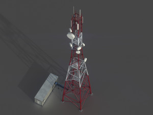 communication tower Modelo 3D