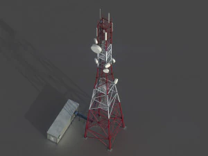 вежа зв'язку 3D Модель