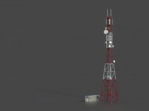 communication tower Modelo 3D